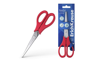 Ножницы 17см "Erich Krause.EasyCut" ассорти 60837