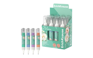 Корректирующая ручка "ErichKrause.Pastel Bloom" 4мл, металл 61928