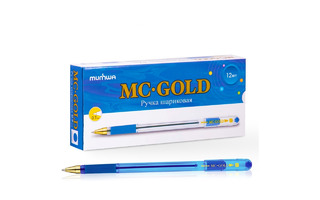 Ручка шариковая "MunHwa.MC Gold" синяя 0,7мм масл.основа BMC07-02 229550