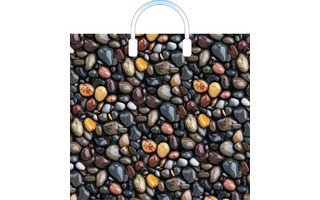 Пакет  40*36 "Галька" 110мкм с пластиковой ручкой ПЛР66591 (6460)