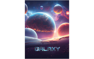 Тетрадь А5 120л на кольцах "Галактика" 13895 АкХолд