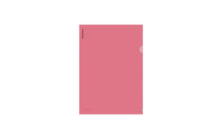 Папка уголок А4 "ErichKrause.Glossy Classic" 160мкм красный 50152