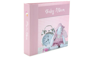 Фотоальбом - анкета "Детский.Заяц" розовый 86573