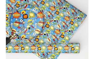 Бумага упаковочная 67*97см "БУМ!" 404 15.25.02539