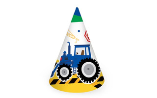 Набор колпачков для праздника "С Днем Рождения.Трактор" (6шт) 6076979