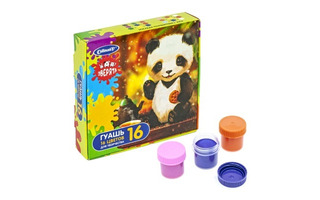 Гуашь 16 цв 25 мл "Зверята" FG-216-Z Forum 8093