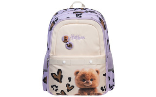 Рюкзак "Модная школа.Пушистый мишка" 41*29*17см 2 отд 3 кармана NRk_22044 Hatber