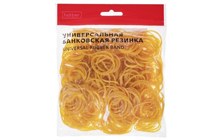 Резинка для денег  100гр 40мм "Hatber" RB_083934 натуральный каучук