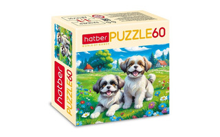 Пазлы Хатбер   60эл "Лапки на лужайке" 60ПЗ5_34087