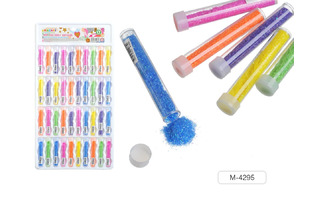 Блестки в тубе 6цв неон (ЦЕНА ЗА ШТУКУ) Mazari М-4295