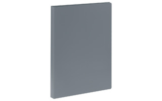 Папка с 2 кольцами 25мм 500мкм "СТАММ" ММ-30654 серая