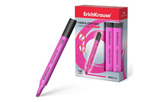 Текстовыделитель "ErichKrause.Visioline V-17 Neon" розовый 0,6-4,5мм 56702