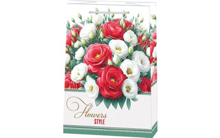 Сумка ламинированная 18*23 "Flowers style" 10-30-471