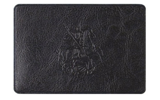 Обложка для проездного кожзам черная 2802.ЯК-207