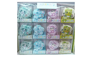 Липкий блок фигурный  60*60 "Кокос.Кошечка" ассорти 70л 251179