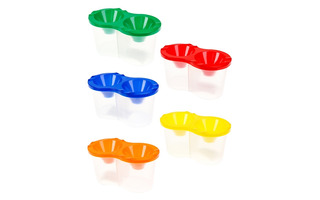 Стакан-непроливайка двойной ассорти С-8999 Prof-Press