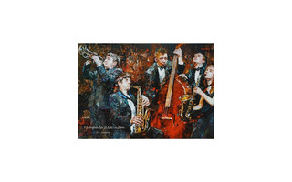 Тетрадь для нот А4 24л "Джаз-бэнд" горизонт 24-8806 Проф-Пресс