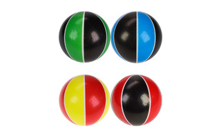 Мяч  6см ППУ "Веселые полосочки" ММ-9822