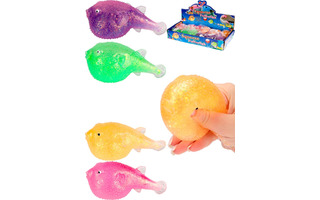 Игрушка "Антистресс.Рыбка" мялка блестки 12*7см ИК-2787
