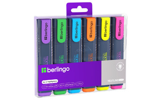 Набор текстовыделителей  6шт "Berlingo" Т7030