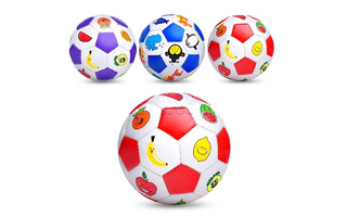 Мяч футбольный "С картинками" №2 d=16см PVC 00-3472