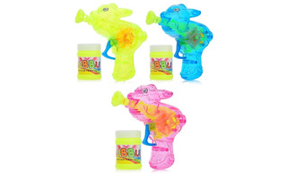 Мыльные пузыри пистолет "Кролик" 13*12см 00-1943