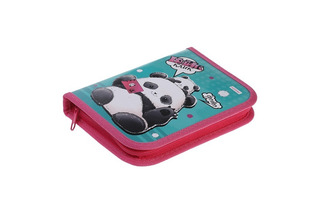 Пенал 1 отд "Плюшевые панды" 190*130 NPn_44050 Hatber