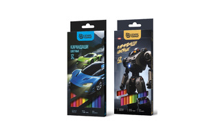 Карандаши 12 цв "Schoolformat.Микс для мальчиков" КЦ12-МДМ