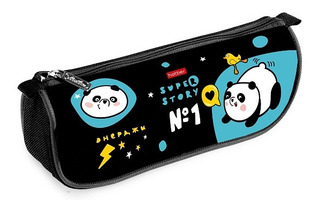 Пенал мягкий "Панда энерджи" 200*95*50мм на молнии NPk_76311 Hatber