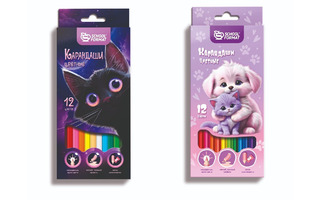 Карандаши 12 цв "Schoolformat.Микс для девочек" КЦ12-МДВ
