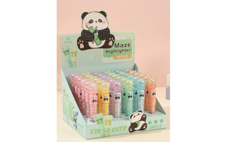 Текстовыделитель "Panda" ассорти 1-4мм 252403 (3058) Кокос