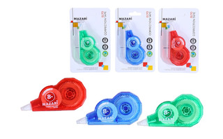 Корректирующая лента "Mazari.ELTO" 8м*5мм ассорти М-4125