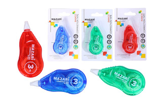 Корректирующая лента "Mazari.BIANCO" 3м*5мм ассорти М-4124