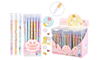 Ручка Пиши-стирай гелевая "CAT`S PAWS" синяя 0,5мм Mazari М-5846-70