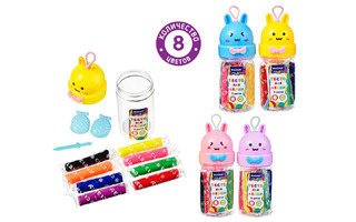 Тесто для лепки  8 цв "Mazari" по 14гр в банке+3 формочки М-20341