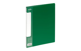 Папка  40 файлов "СТАММ.Стандарт" 21мм 600мкм ММ-30620 зеленая