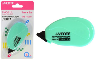 Корректирующая лента "deVente.Pastel" 8м*5мм 4062341 бирюзовый корпус