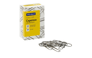 Скрепки 50мм  50шт "Office Space" 371630