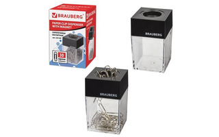Скрепочница магнитная BRAUBERG 225189