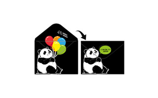 Папка с кнопкой А4 "Кокос.Панда" 240*310 165мкм 252242