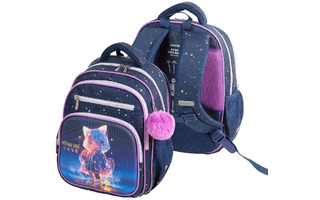 Рюкзак "deVENTE.Grade.Chiisana Hoshi" 37*28*16см 2отд 2 кармана жесткий 7033530