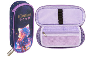 Пенал объемный "deVENTE.Chiisana Hoshi" 21*8*5см с откидной планкой на молнии 7023509