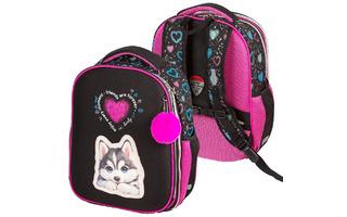 Рюкзак "deVENTE.Choice Lite.Cute Husky" 38*29*17см 2отд жесткий 7033525