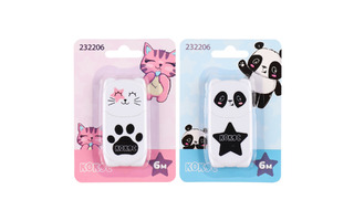 Корректирующая лента "Милые животные" 6м*5мм ассорти 232206 Кокос