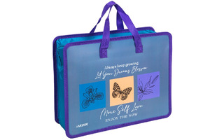 Папка для тетрадей А4 "DeVente.Fashion" 400мкм 1отд 10см молния с ручками 8057529