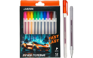 Набор 12 гелевых ручек "deVente.Fast or Last" 1мм 5051530
