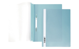 Скоросшиватель пласт А4 Hatber 180 мкм бирюза AS4_00120