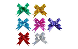 Бант -Бабочка средний голография 3,2см*51см БА-Б32