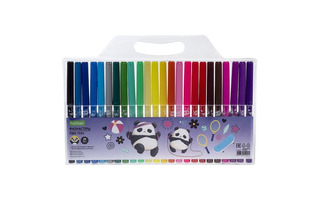Фломастеры 24цв "Плюшевые панды" FP_088351 Hatber