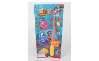 Игра "Рыбалка" магнитная 1 удочка+4 рыбки 37*17см B1685240 393790 (434)